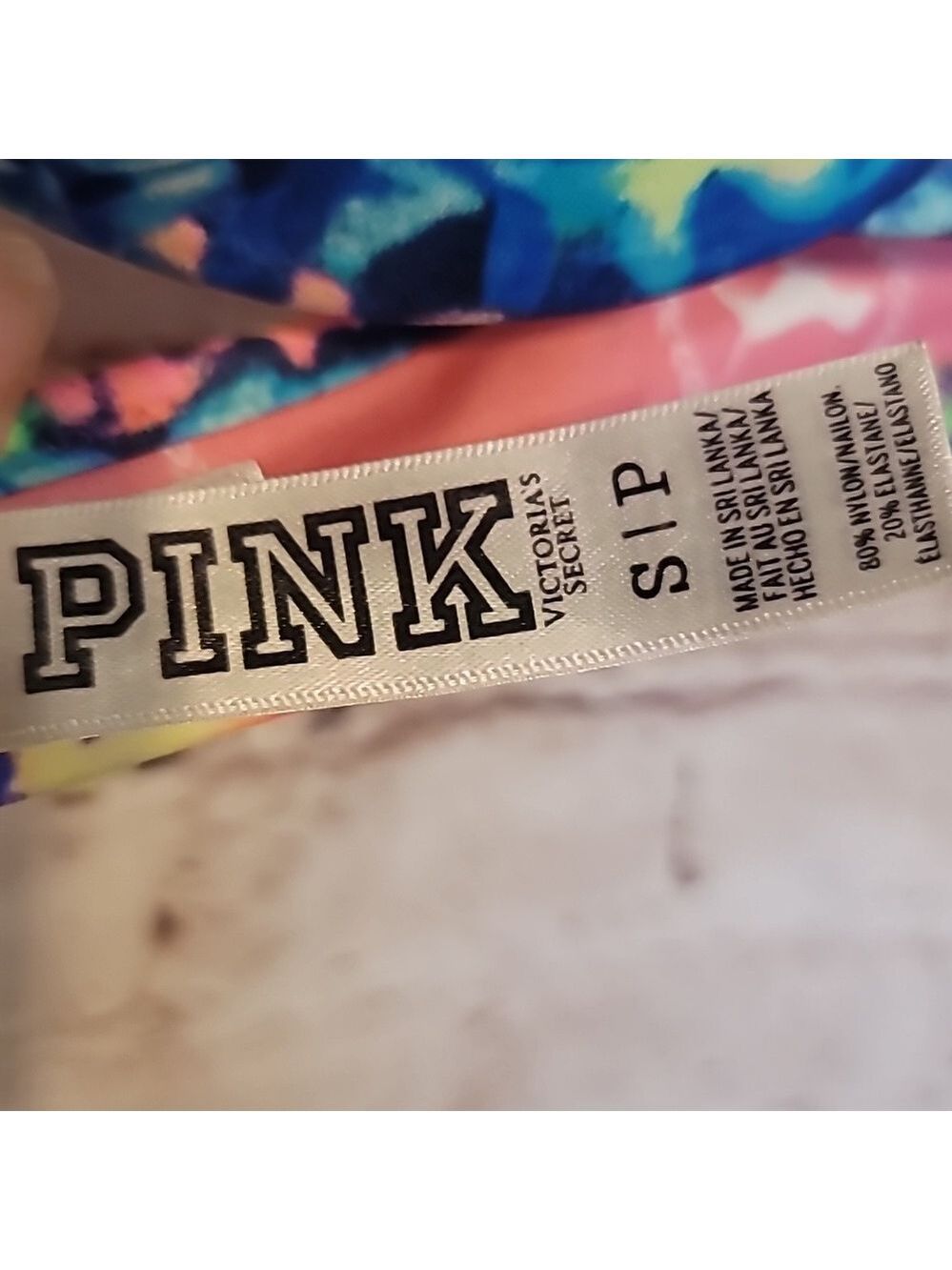 Pink Victoria's secret bathing suit top sz small bikini top - Picture 3 of 3